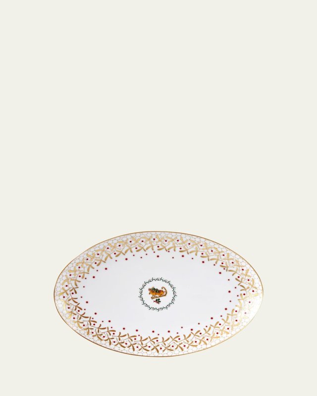 Noel Oval Platter, 13"